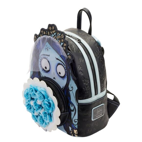 Disney Loungefly Emily Corpse Bride Bouquet Mini Backpack - Picture 3 of 7